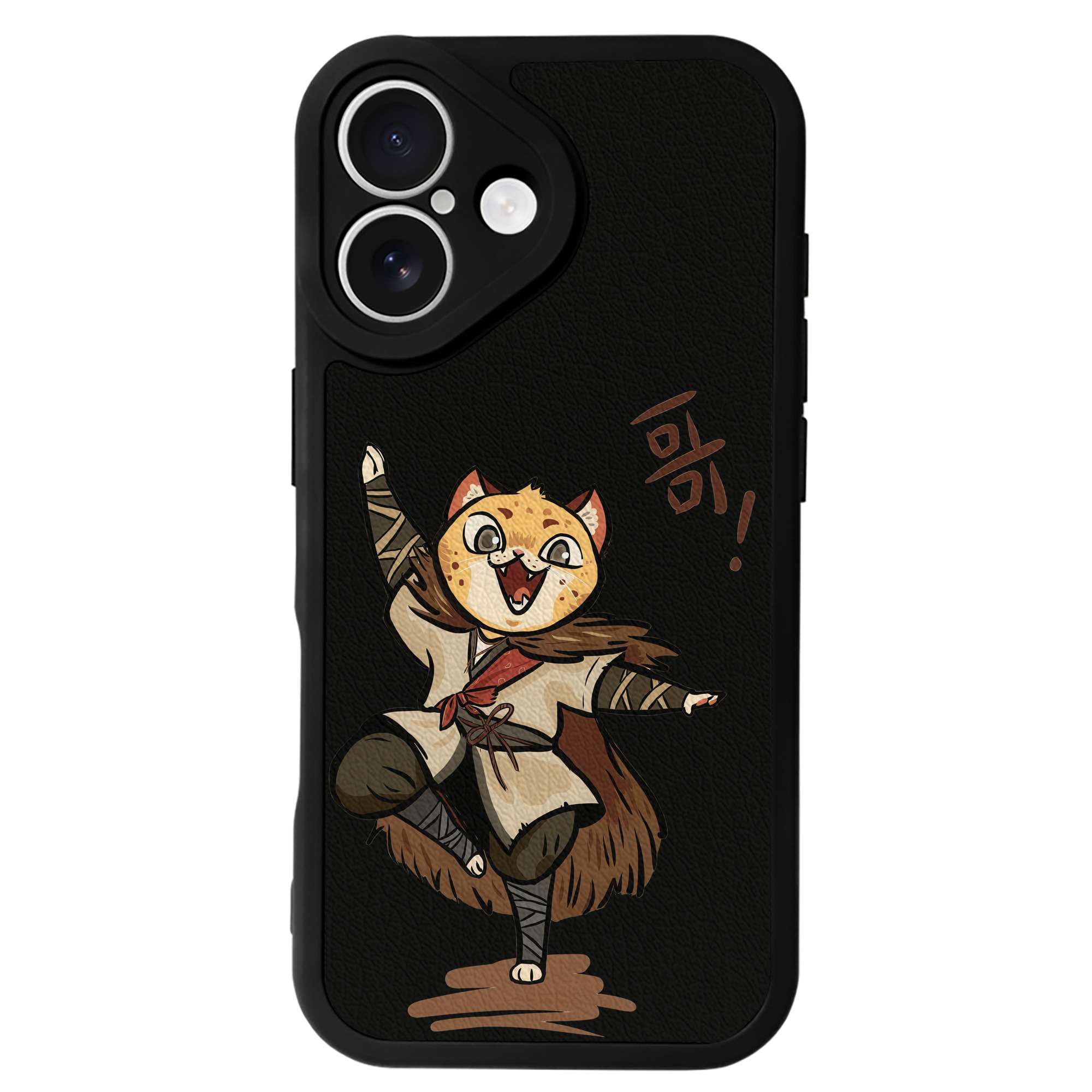 （画像用） Ne Zha 2 ナタ 魔童の大暴れ 【iPhone 16シリーズ対応】シリコンスマホケース（レザー調） 材質：シリコン